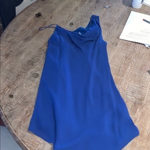 Haute hippie asymmetrical silky dress